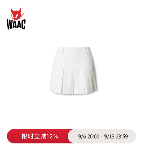 WAAC小恶魔官方春夏新品女士高尔夫服装PLEATS SKORT短裙