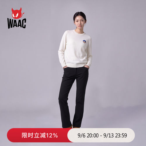 WAAC小恶魔官方女士高尔夫服装Chain Stitch Sweater毛衣