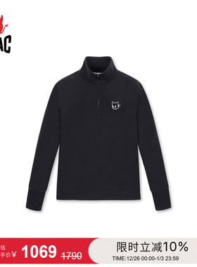 WAAC小恶魔官方女士高尔夫服装HALF ZIP-UP半拉链卫衣