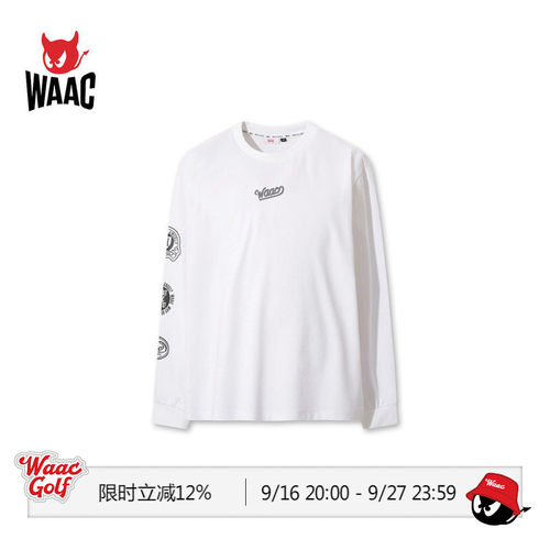 WAAC小恶魔官方春夏新品男士高尔夫服装CREWNECK TOP套头衫