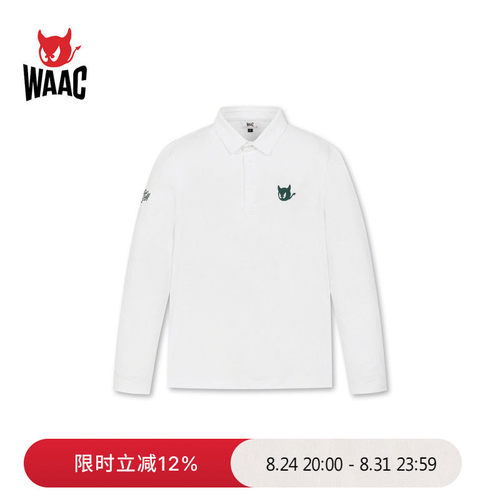 WAAC小恶魔官方男士高尔夫服装WAACKY LS POLO长袖POLO衫