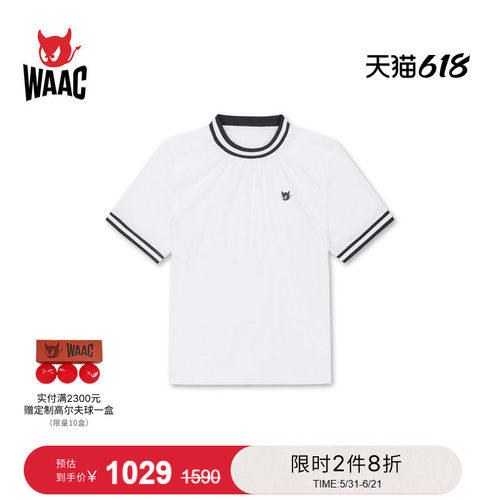 WAAC小恶魔官方女士高尔夫服装SS PULLOVER套头衫