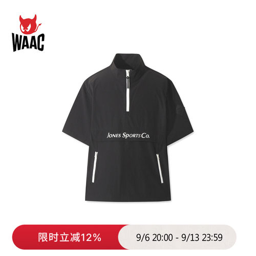 【JONES联名】WAAC小恶魔官方春夏新品男士高尔夫服装短袖T恤衫