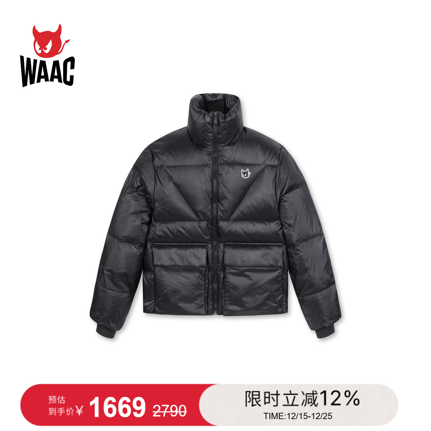 WAAC小恶魔官方女士高尔夫服装羽绒服