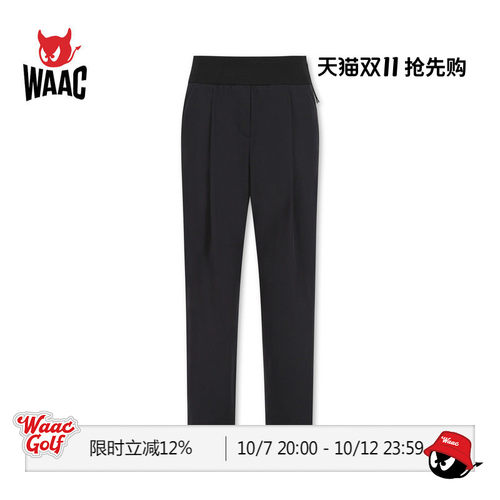 WAAC小恶魔官方春夏女士高尔夫服装TAPERED PANTS长裤