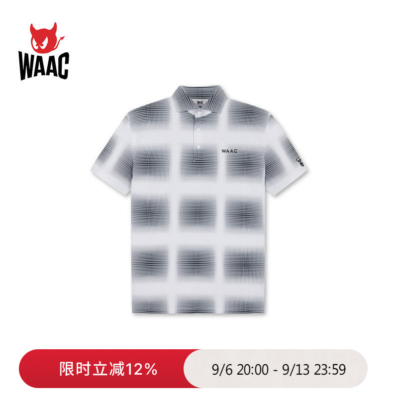 WAAC小恶魔官方春夏男士高尔夫服装EDITION PATTERN POLO短袖POLO图片