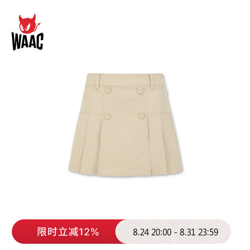 WAAC小恶魔官方春夏女士高尔夫服装PLEATS SKORT裙子
