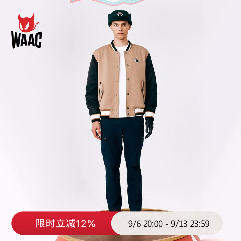 WAAC小恶魔官方男士高尔夫服装VARSITY JACKET夹克外套图片