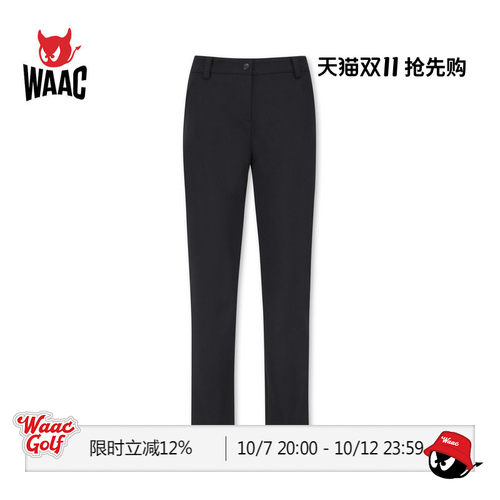 WAAC小恶魔官方春夏女士高尔夫服装SLIM STANDARD PANTS长裤