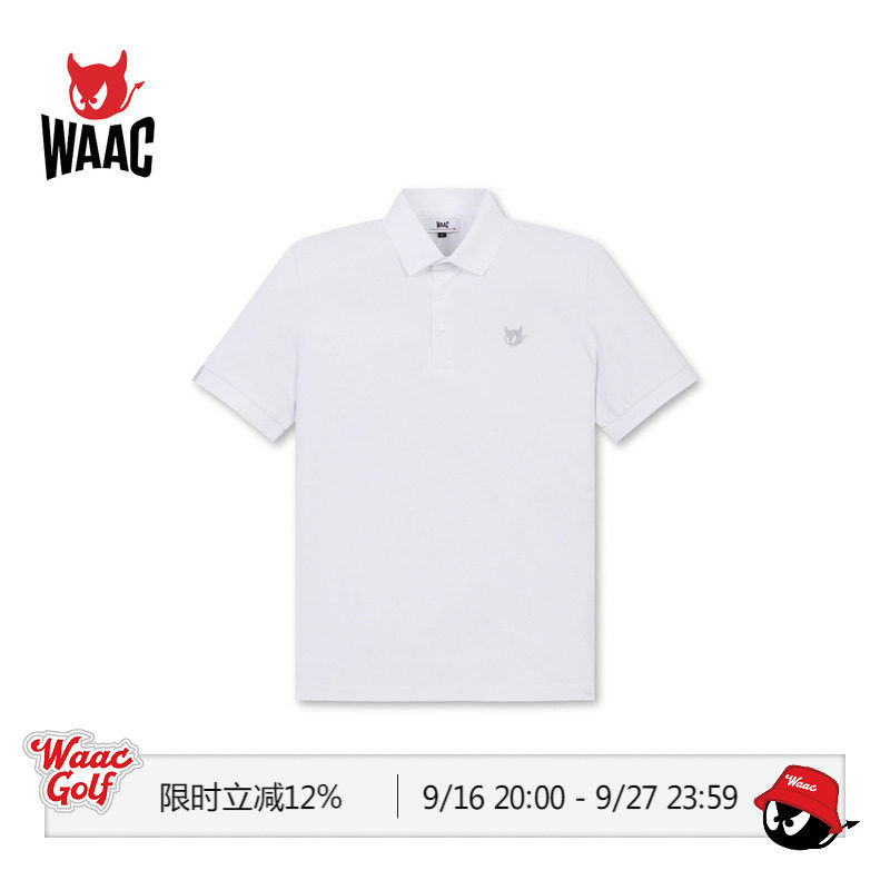 WAAC小恶魔官方春夏男士高尔夫服装PIQUE SS POLO短袖POLO衫