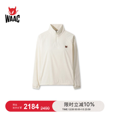 WAAC小恶魔官方秋冬新品女士高尔夫服装Pullover套头衫卫衣