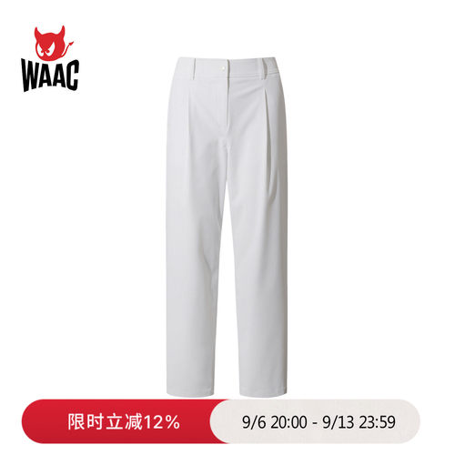 WAAC小恶魔官方春夏新品女士高尔夫服装TAPERED PANTS长裤