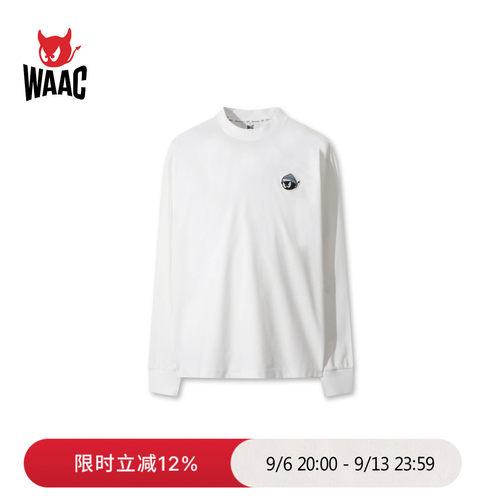 WAAC小恶魔官方早秋男士高尔夫服装T恤长袖