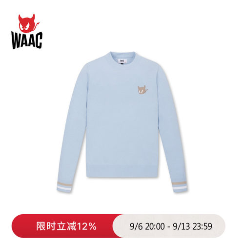 WAAC小恶魔官方春夏女士高尔夫服装长袖毛衣