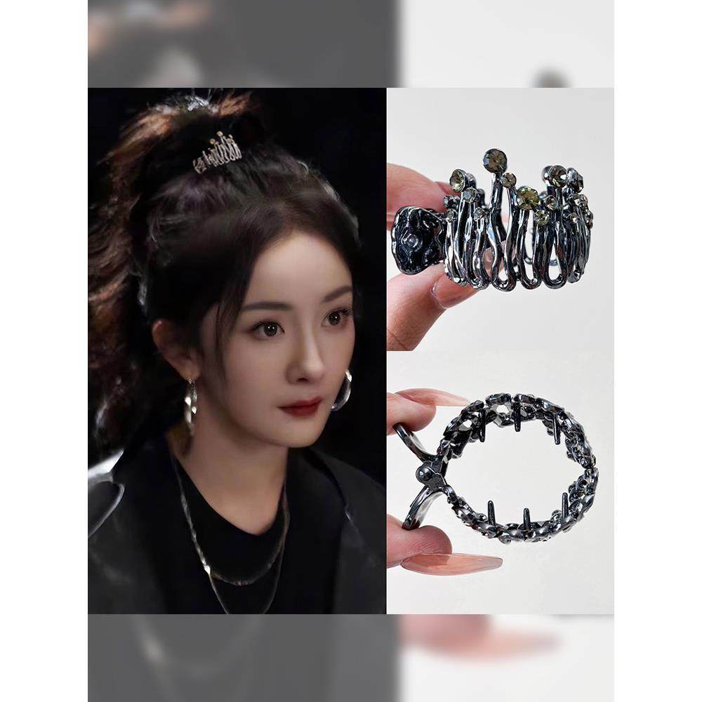 Y2K款式~高马尾辫夹女固定神器防塌发夹发夹头饰女2025新款式