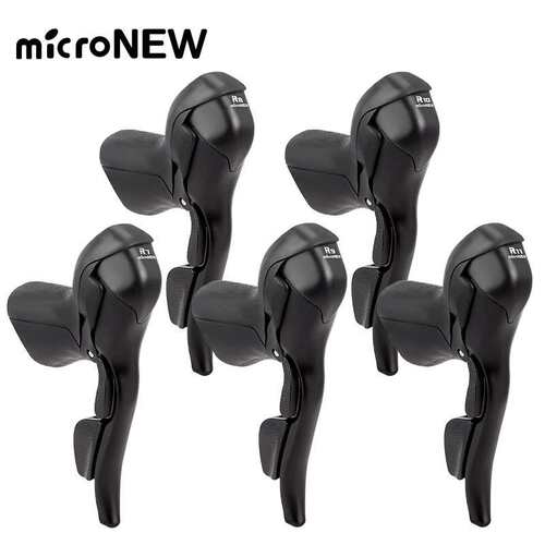 microNEW公路车手变 自行车双控变速器2*7 8 9 10 11速刹车把一体