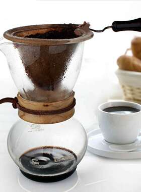 GATER法兰绒手冲壶 滤泡式手冲咖啡壶 耐热玻璃壶 冲茶壶 冰滴壶