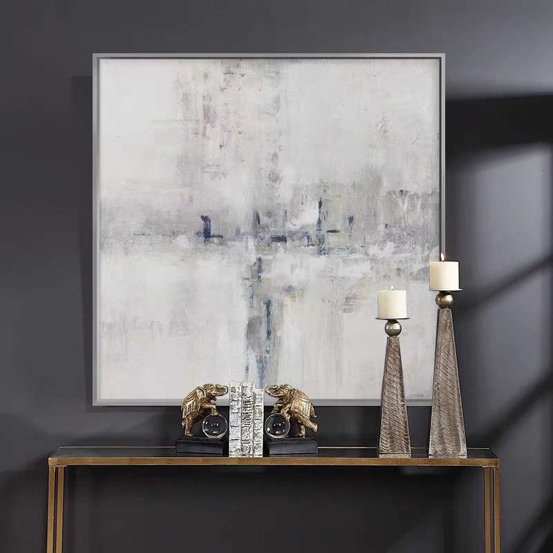 简约现代客厅沙发背景艺术装饰画轻奢壁画玄关餐厅抽象油画