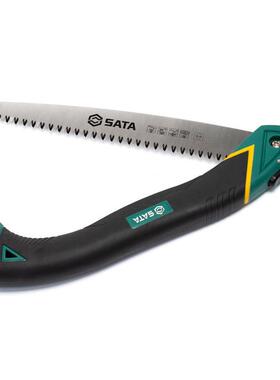 正品实达折叠锯新产品腰锯果树木工手锯Sk5锯条三面磨齿93522 935