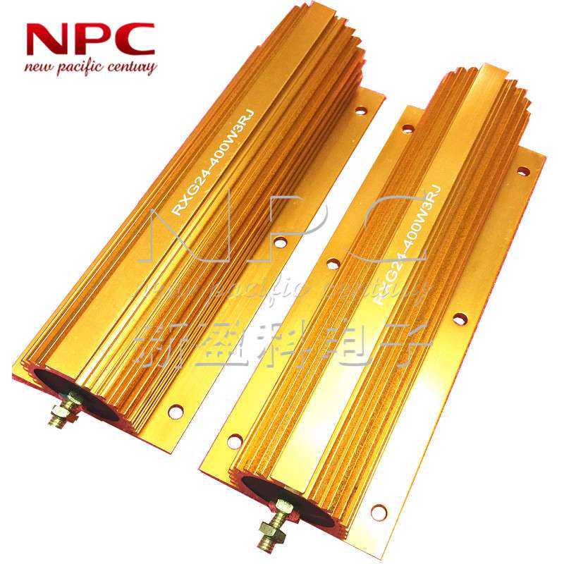 大体积黄金铝壳电阻 RX24-500W56RJ 体积：29x52x250mm大功率