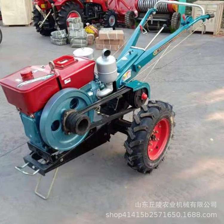 拖斗运输型手扶拖拉机 小型播种施肥机 多功能手扶旋耕机