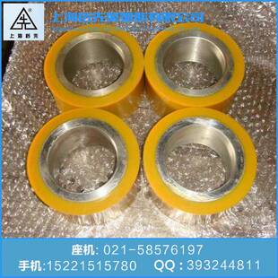 供应焊装设备用聚氨酯驱动轮铁芯裹胶轮聚氨酯滚轮