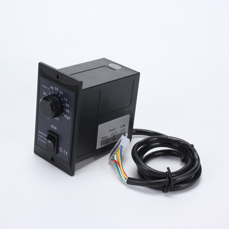 jSCCHD精研US52面板式调速器120W交流220V6W马达无极调速开Z关250