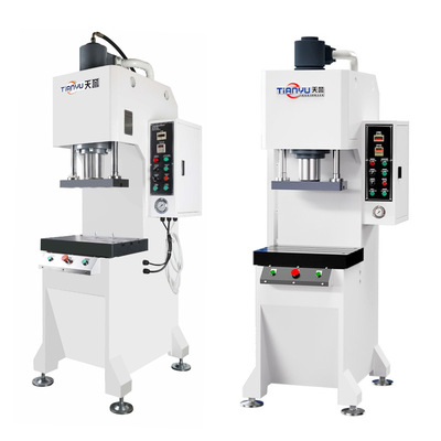 天誉TY302单柱C型液压机轴承压装自动压装机单臂压力扣压机油压机