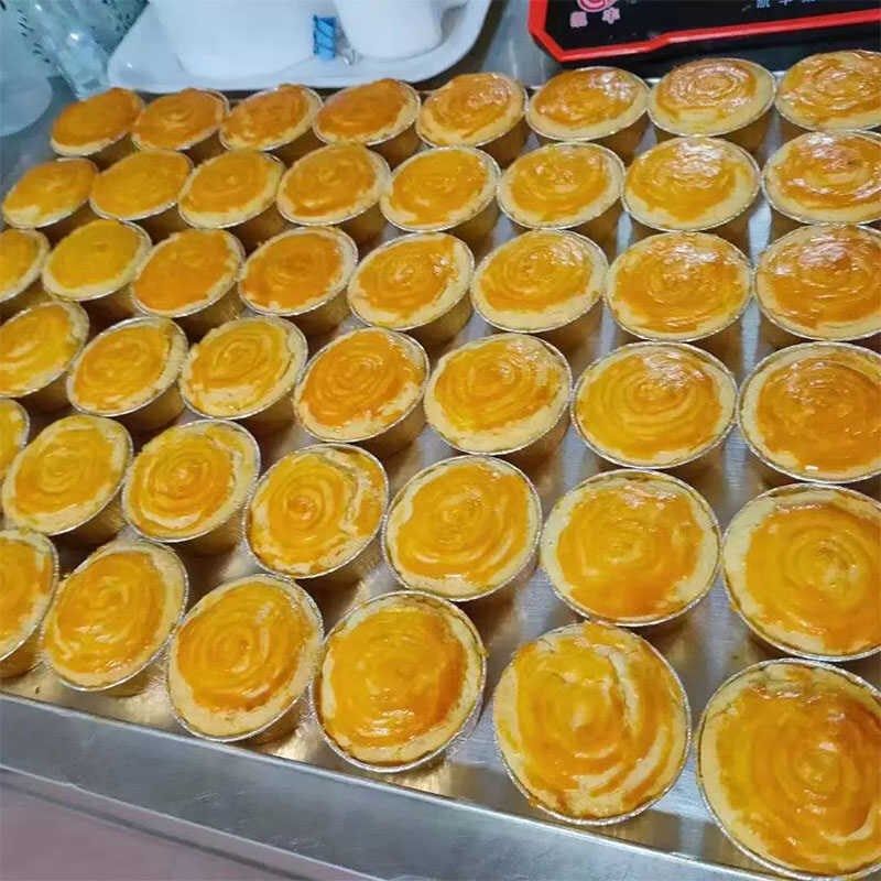 法式乳酪月饼锡纸杯蛋月烧模具一次性炭烧烘焙布丁蛋挞铝箔底托