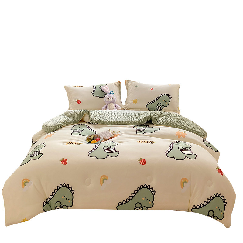 冬季针织棉豆豆绒被子单人儿童春秋大豆空调太空被加厚秋冬棉被芯,床上用品,化纤被,淘宝优惠券,粉丝福利购,淘宝优惠卷