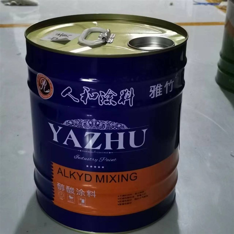 油漆醇酸调合磁漆酚醛漆快干银粉防锈金属漆工地架管铁门底面漆