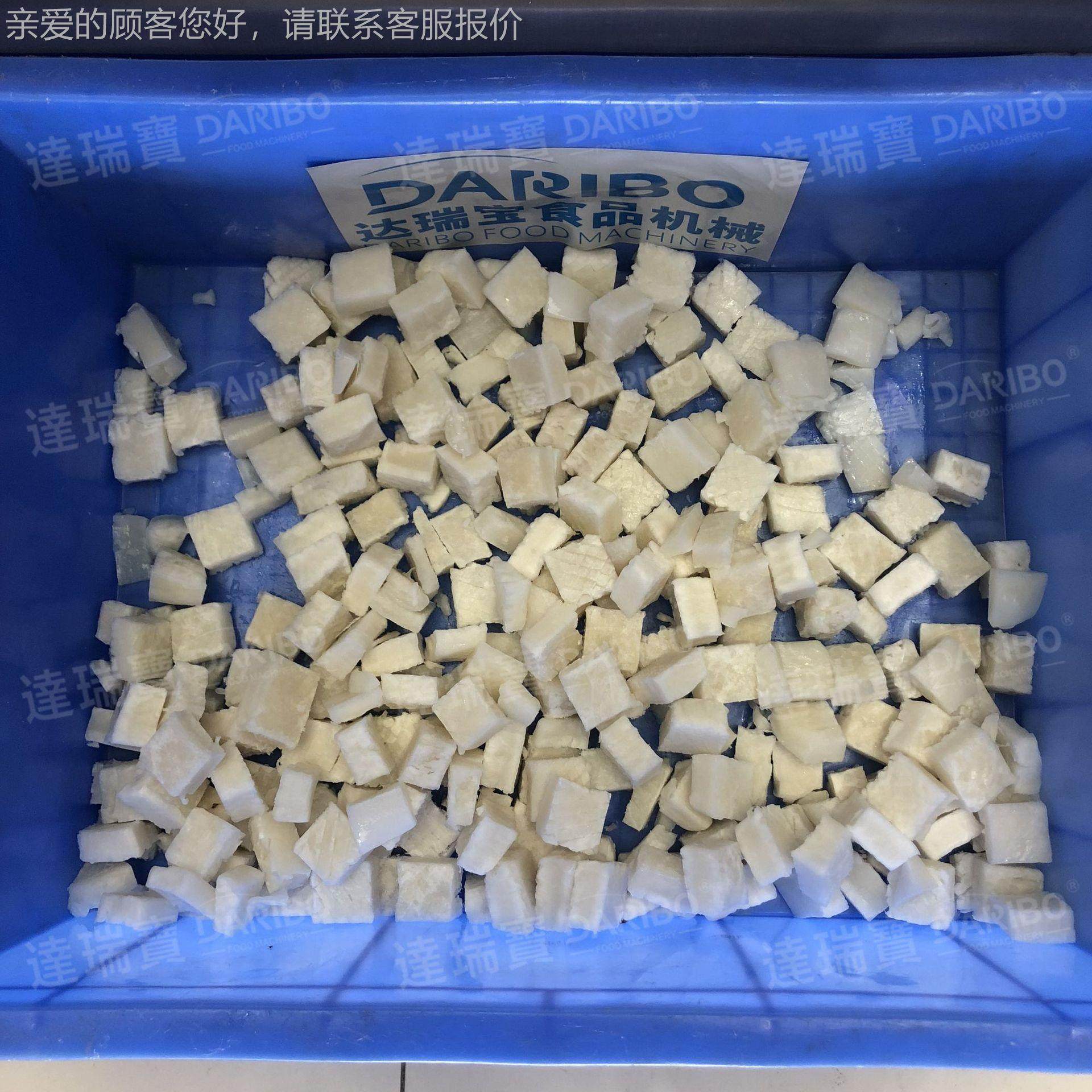 A冷冻鸡胸肉切丁大DRB-QK30胸切块机 加宽进切料切口整板鸡胸肉鸡