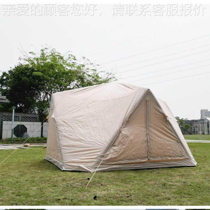 境四面三角新款三角跨形充气帐便携式篷速园开帐公营地野营徒步户