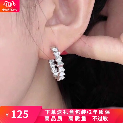 杨紫同款纯银轻奢耳环男女款