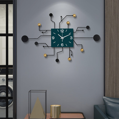 创意挂钟客厅个性时尚家用挂墙装饰时钟简约大气现代2023新款钟表