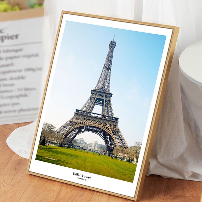 埃菲尔铁塔艺术装饰画家居挂画现代简约卧室床头小众艺术文艺壁画