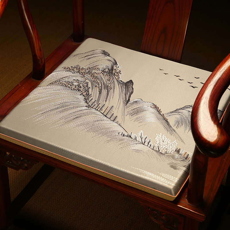 中式红木椅子坐垫沙发垫餐椅垫茶椅垫座垫实木太师椅圈椅?椅垫子