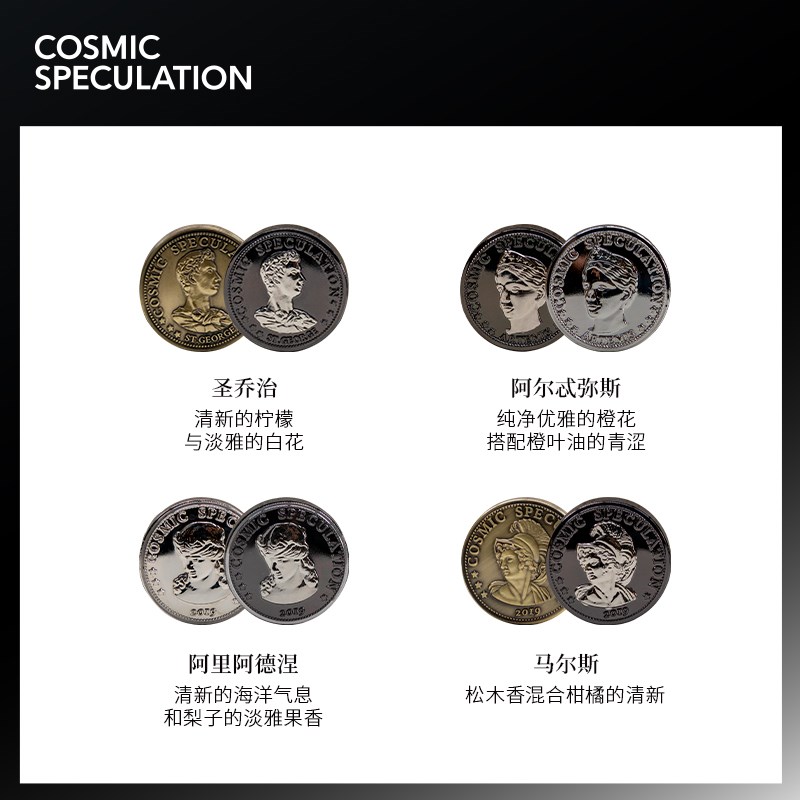 宇宙的猜想双面币车载香s氛香薰送礼生日送男女生礼物出风口扩香