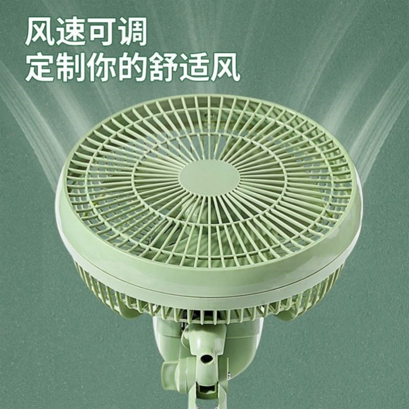 12寸夹式风扇迷你风扇宿舍床x头夹扇清凉风扇家用悬挂夹式摇头电