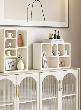 奶油风飘窗收纳柜l收纳柜家居客厅卧室床头化妆书桌装饰摆饰置物