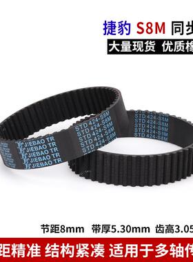 捷豹同步带橡胶皮带S8M1000 S8M1008 S8M1032 S8M1040S8M同步带