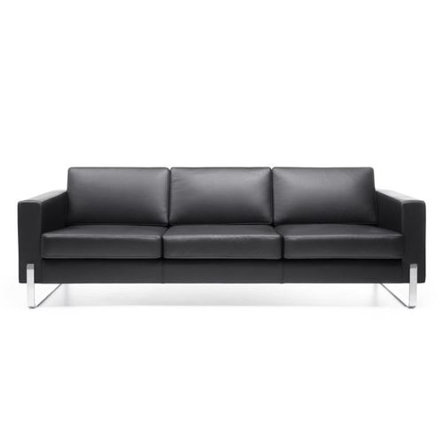 简约商务会新款客区休闲接待室三人位办公室创意沙发茶几组合现代