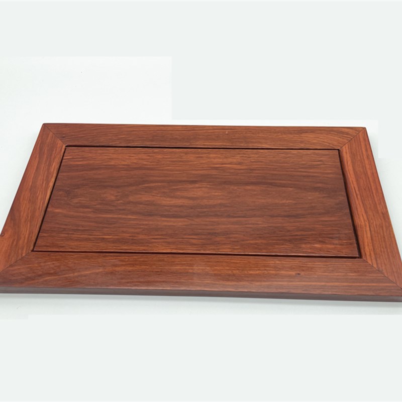 茶桌电磁炉空位盖板平板茶台中间烧水壶木板挡T板茶盘内嵌入面板