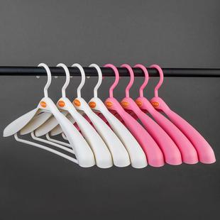 高贵大气 呢大衣羽绒服皮衣旋转衣撑 塑料宽肩衣架大衣挂 西装