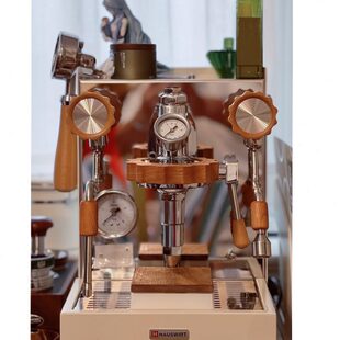 海氏C6C7咖啡机防烫蒸汽开水实木改装齿轮波浪防烫E61咖啡机改装