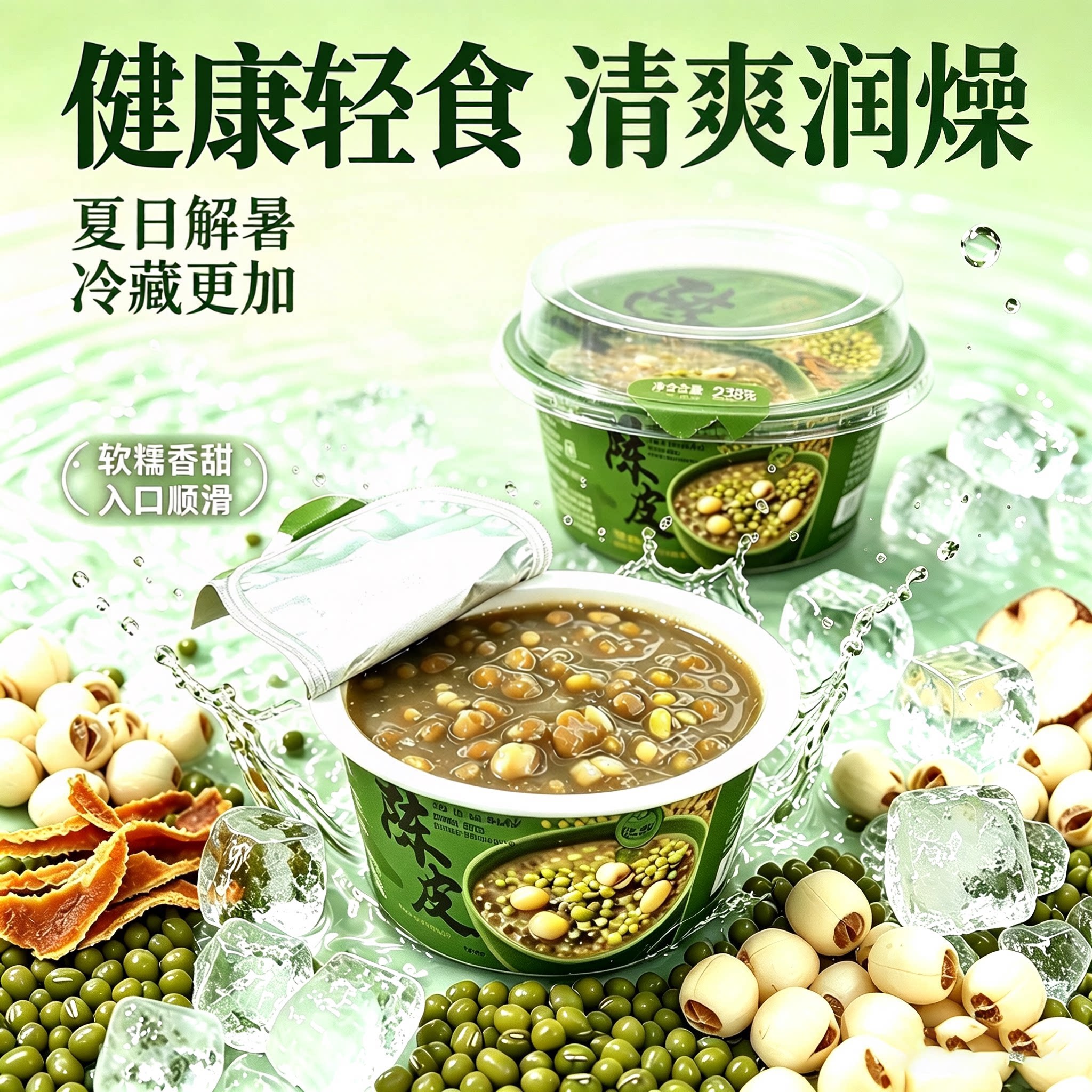 燕纷飞免炖即食绿豆粥早餐代餐
