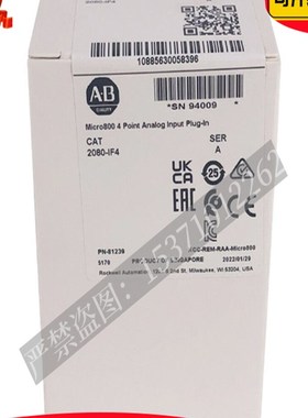 2080-IF4 模拟输入,4个单极非隔离点,电压/电流 2080IF4