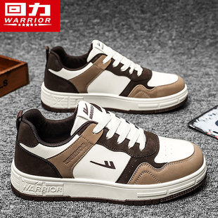 休闲防水小众空军休闲一号皮面通勤板鞋 新款 2025冬季 回力运动男鞋
