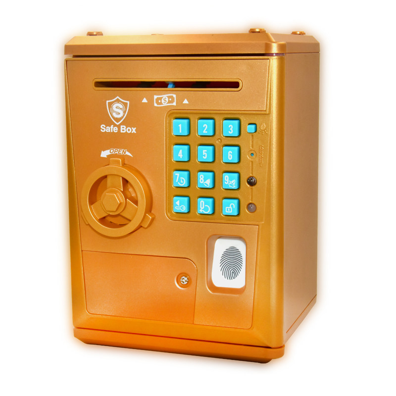 儿童atm密码箱储蓄罐自动存钱罐机可存可取大容量创意防摔男女孩