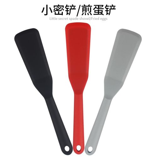 硅胶煎蛋铲 烙饼翻面铲 小号辅食锅不粘锅专用护锅铲家用炒菜铲